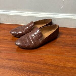 JCrew women’s brown flats